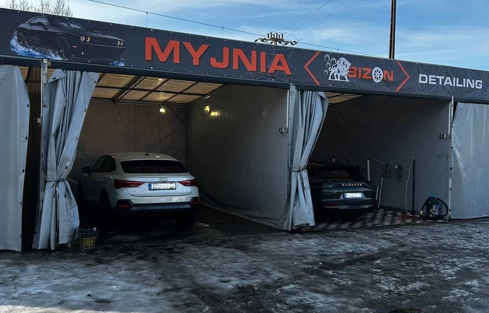 myjnia samochodowa Dobrzykowice, stanowiska do mycia aut Bizon Auto